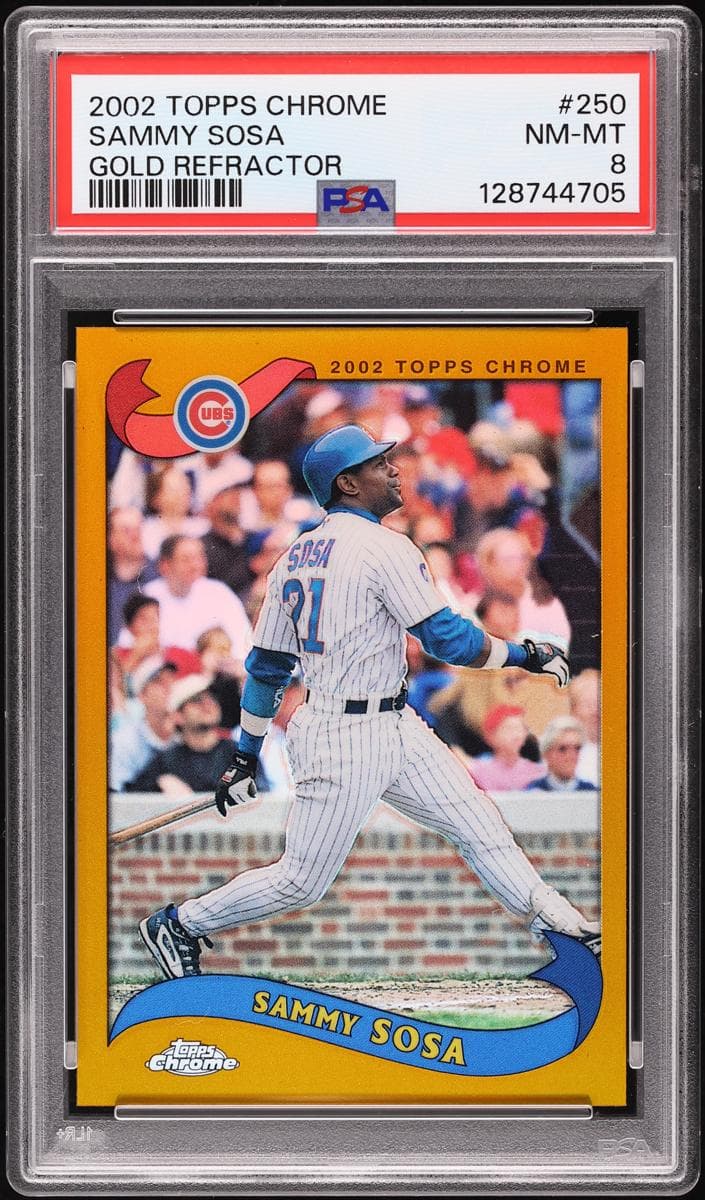 Sammy Sosa 2002 topps Topps Chrome