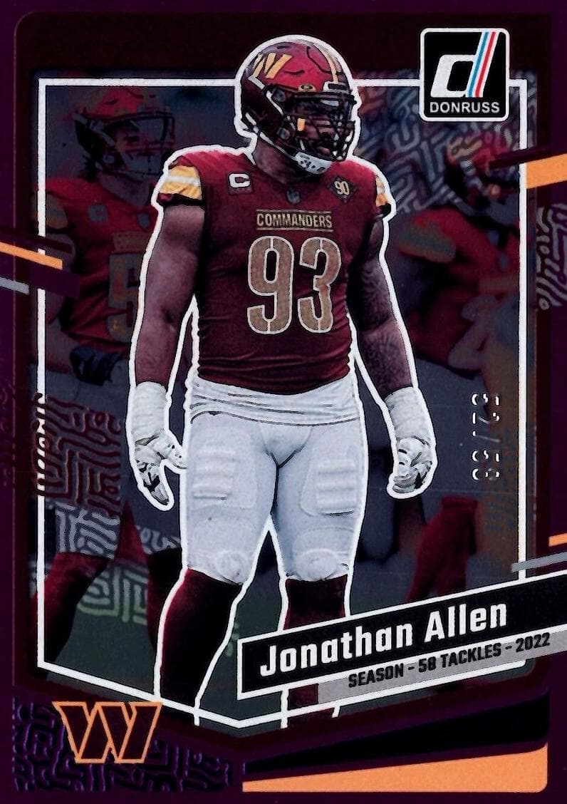 Jonathan Allen 2023 panini Panini Donruss