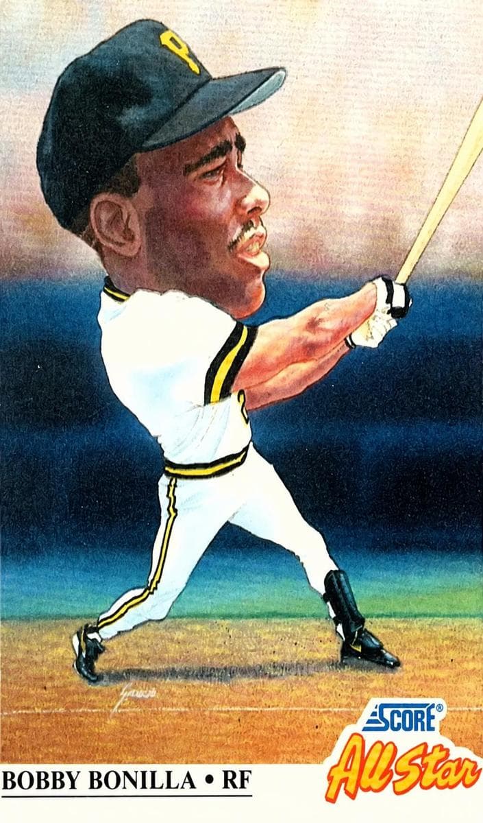 Bobby Bonilla 1991 panini Score