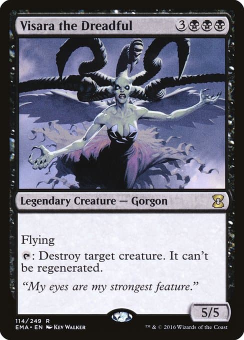 Visara the Dreadful 2002 Magic: The Gathering Onslaught Foil