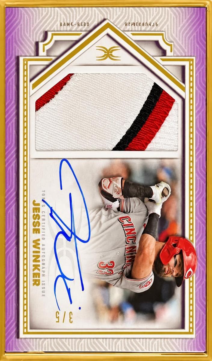 Jesse Winker 2022 topps Topps Definitive Collection