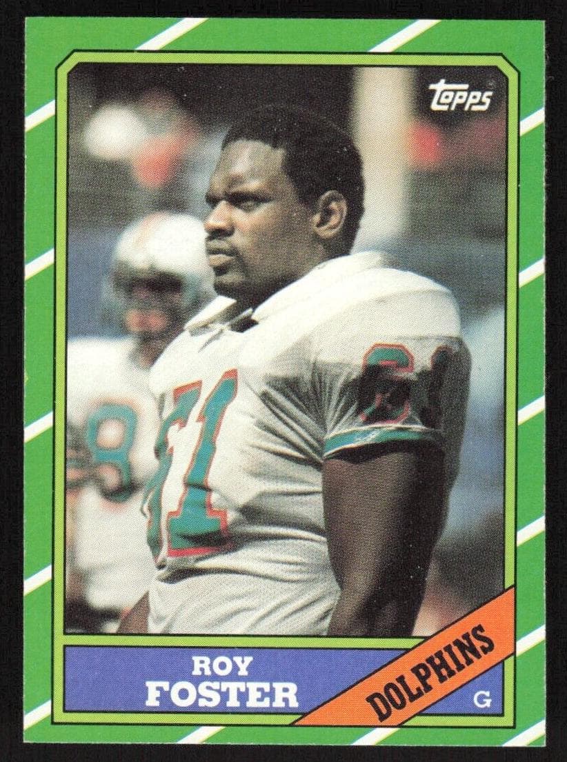 Roy Foster trading card