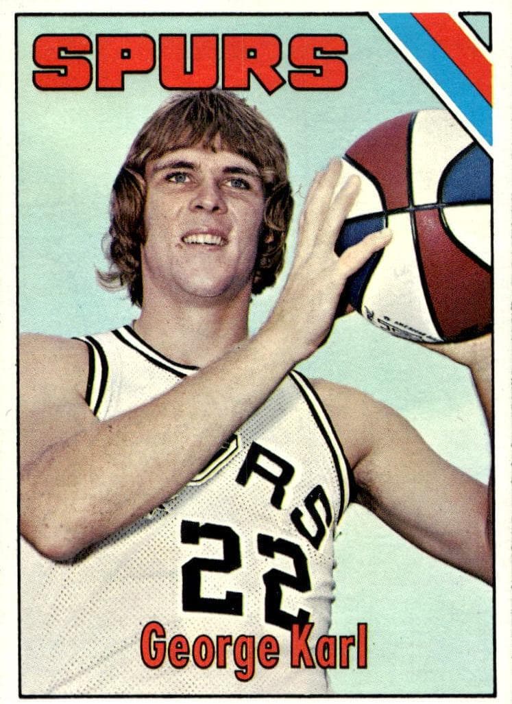 George Karl 1975 topps Topps