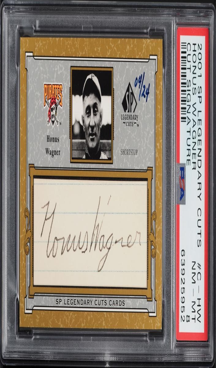 Honus Wagner 2001 unknown SP Legendary Cuts