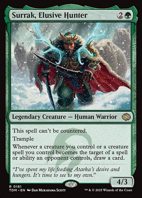 Surrak, Elusive Hunter 2025 Magic: The Gathering Tarkir: Dragonstorm Borderless