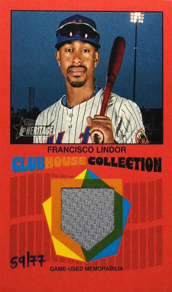 Francisco Lindor 2026 topps Topps Heritage