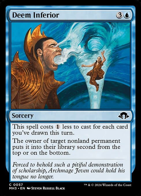 Deem Inferior 2024 Magic: The Gathering Modern Horizons 3