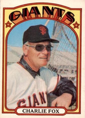 Charlie Fox 1972 topps O-Pee-Chee