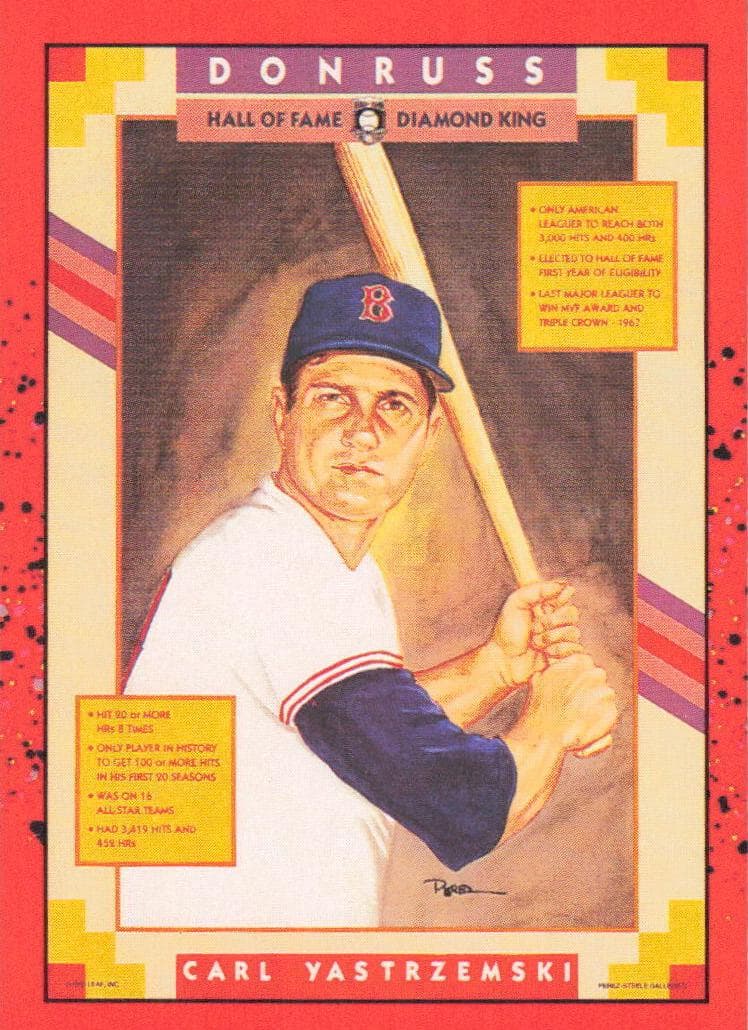 Carl Yastrzemski 1990 panini Donruss