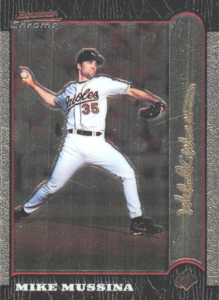 Mike Mussina 1999 bowman Bowman Chrome
