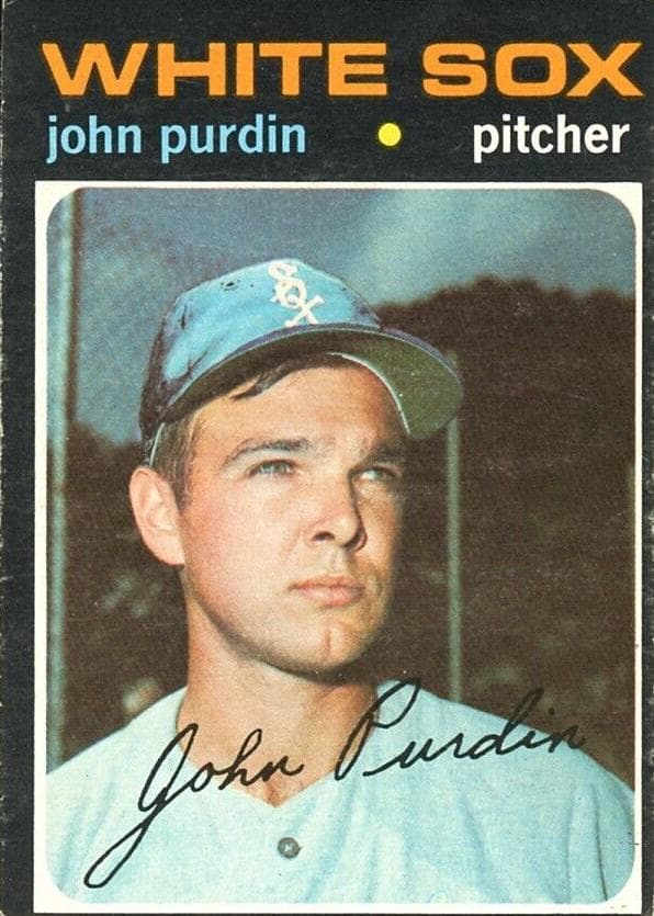 John Purdin 1971 topps O-Pee-Chee