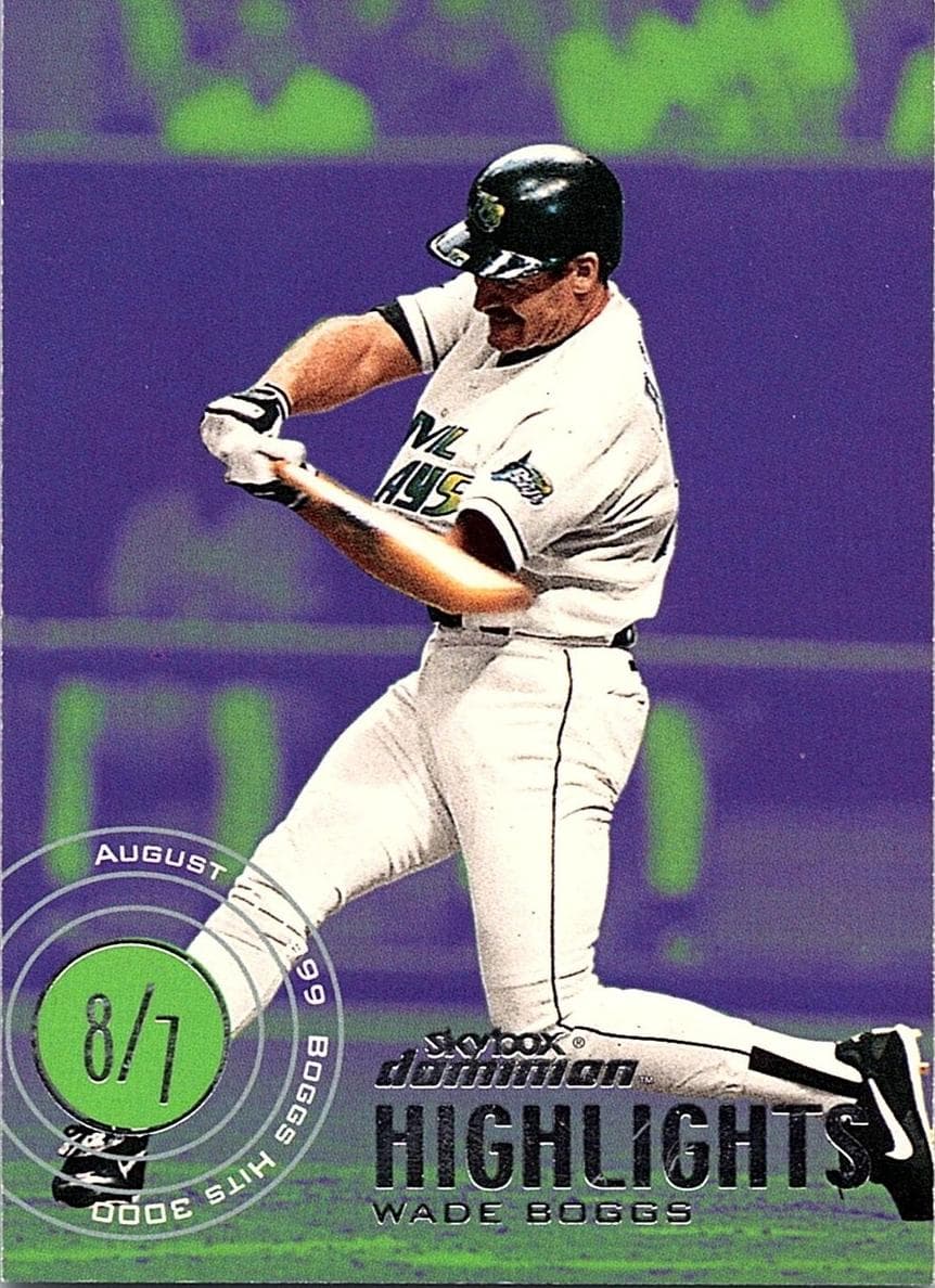Wade Boggs 2000 fleer