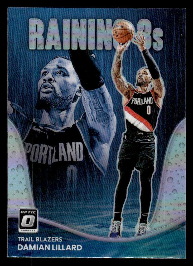 Damian Lillard 2022 panini Donruss Optic