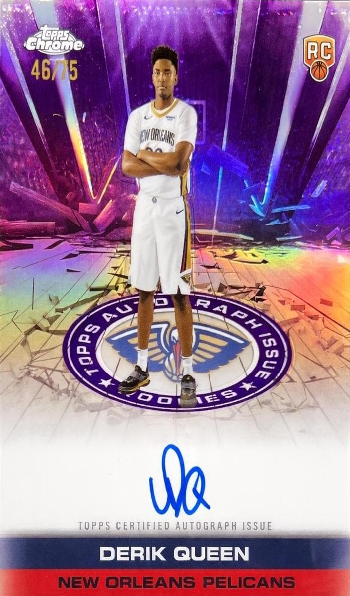 Derik Queen 2025 topps Topps Chrome