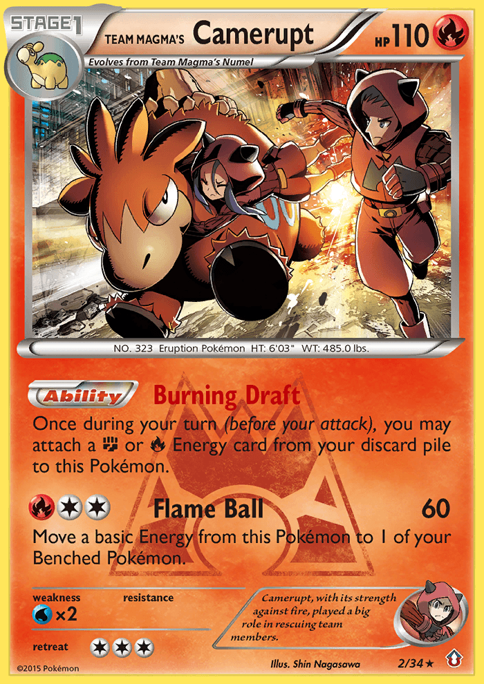 Team Magma's Camerupt #2