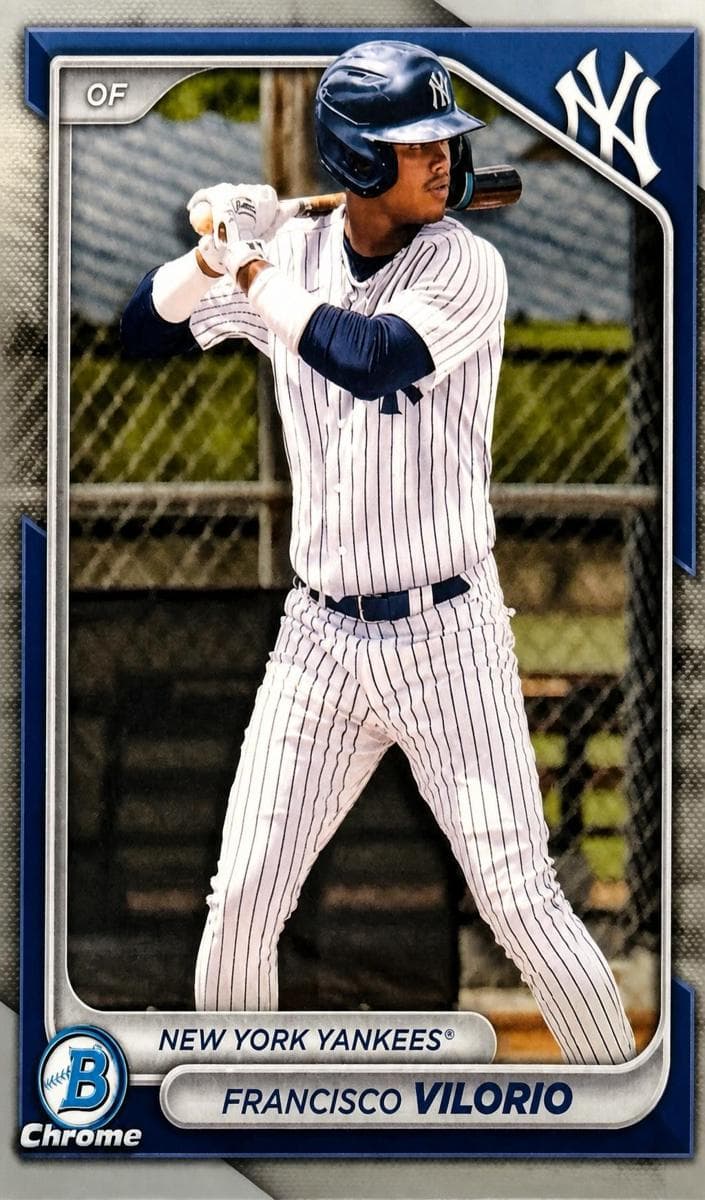 Francisco Vilorio 2024 bowman Bowman Draft Sapphire Edition