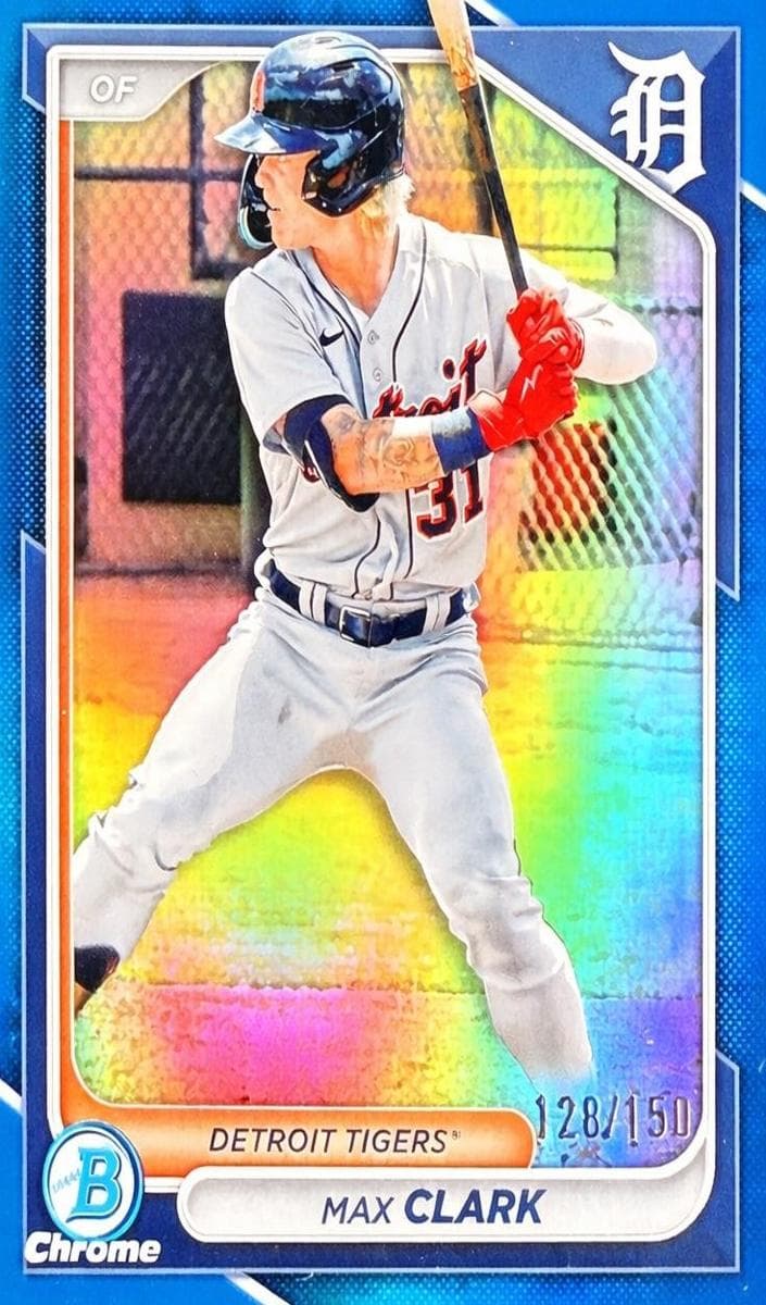 Max Clark 2024 bowman Bowman Draft Sapphire Edition