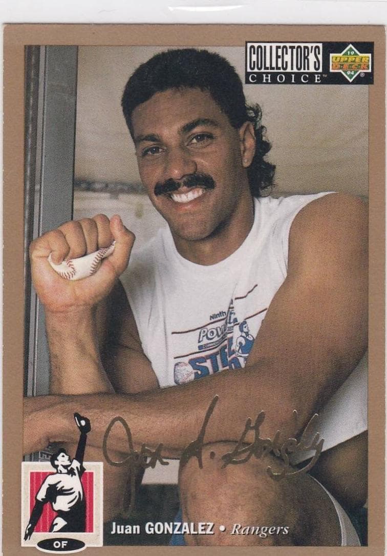 Juan Gonzalez 1994 unknown Collector's Choice