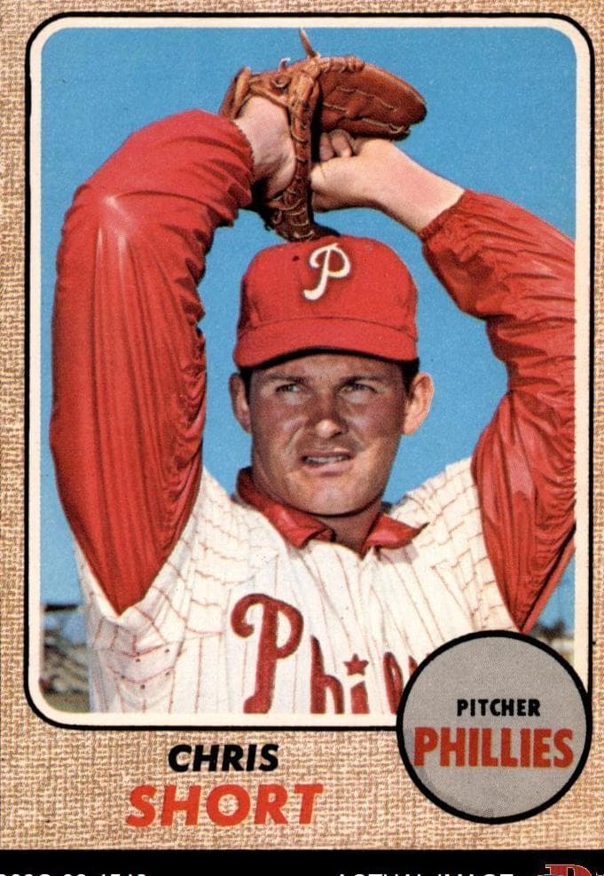 Chris Short 1968 topps O-Pee-Chee