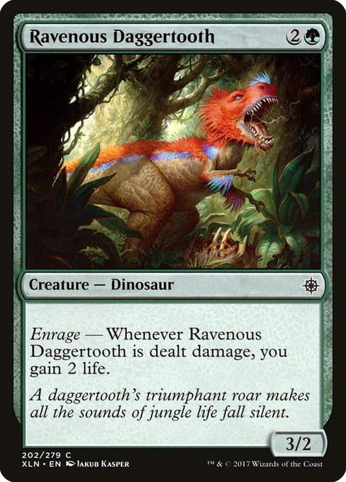 Ravenous Daggertooth 2017 Magic: The Gathering Ixalan