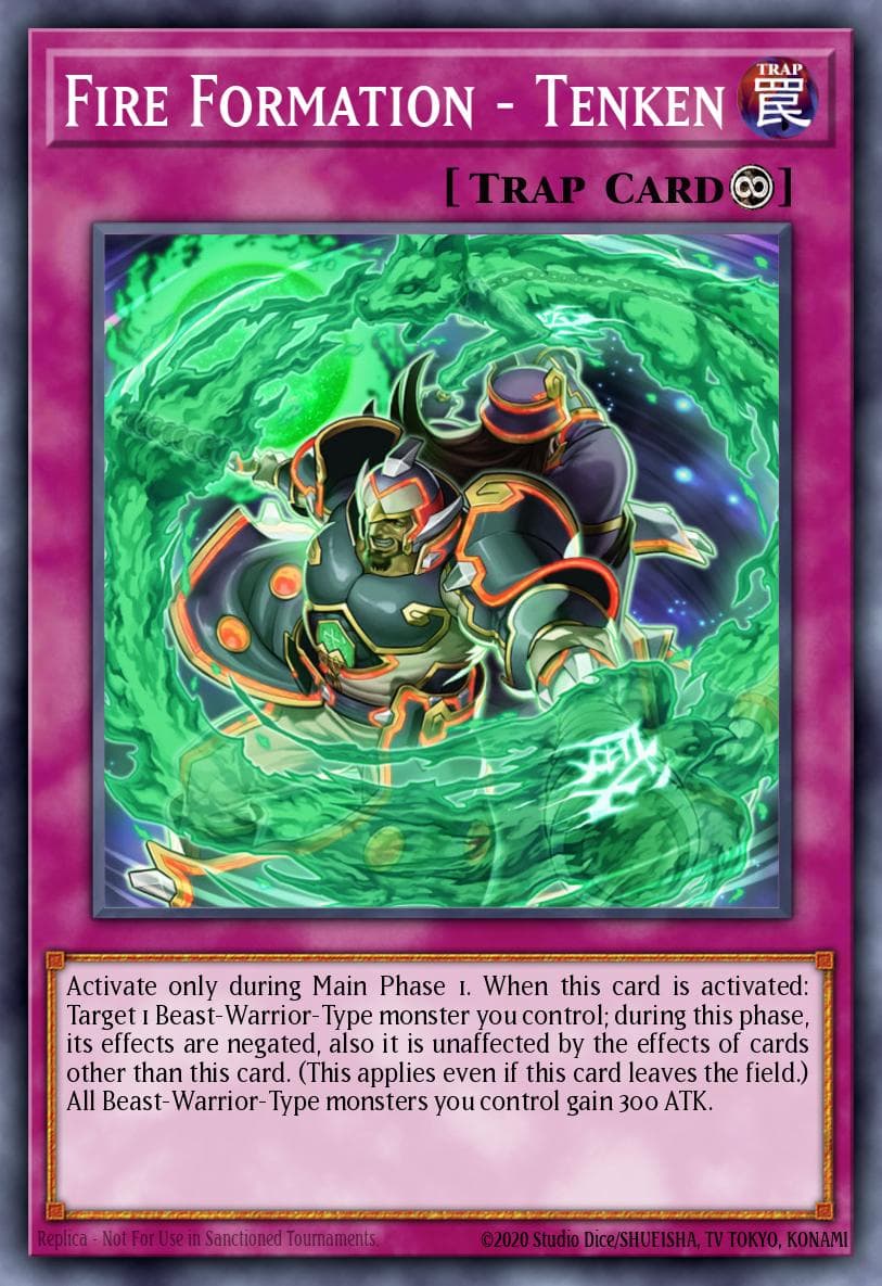 Fire Formation - Tenken 2012 Yu-Gi-Oh! Japanese Cosmo Blazer