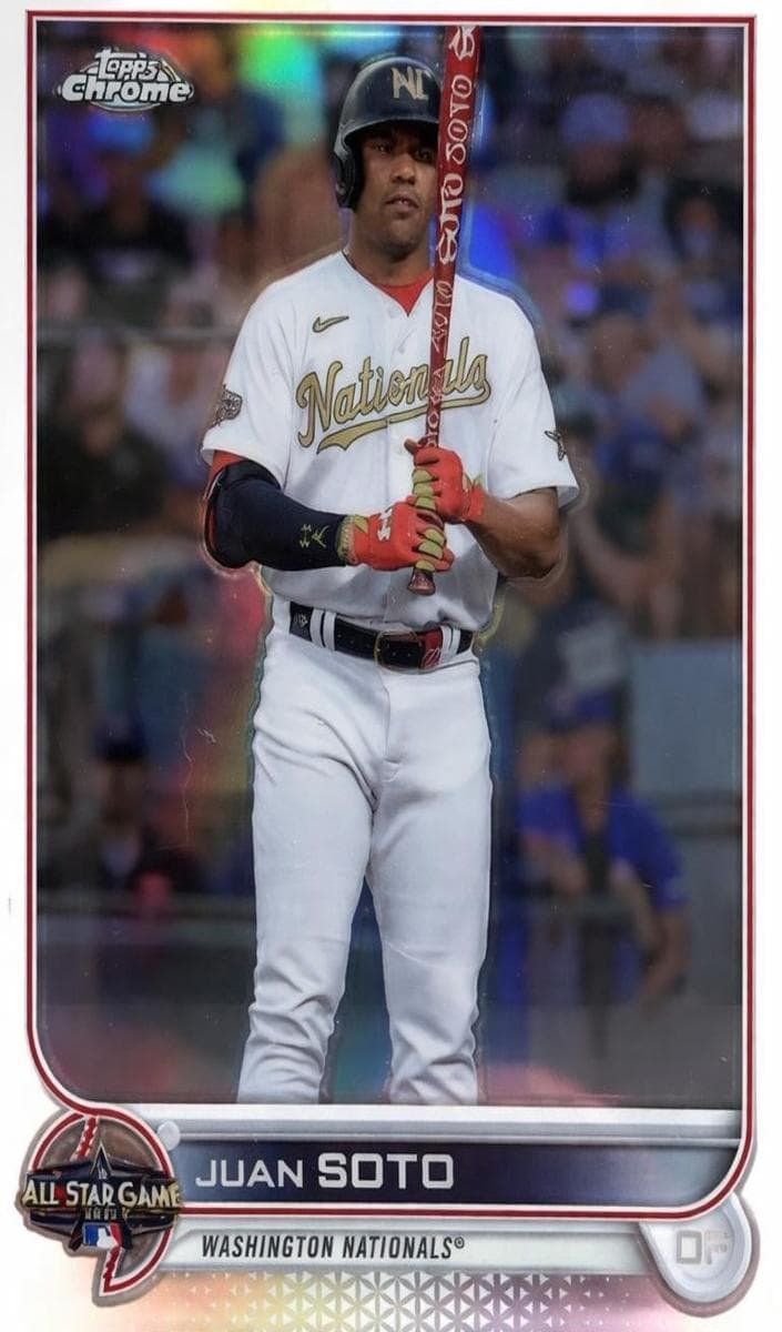 Juan Soto 2022 topps Topps Chrome Update