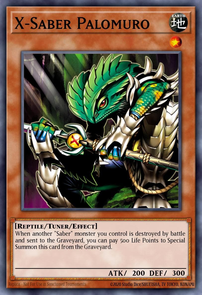 X-Saber Palomuro 2020 Yu-Gi-Oh! The Shining Darkness
