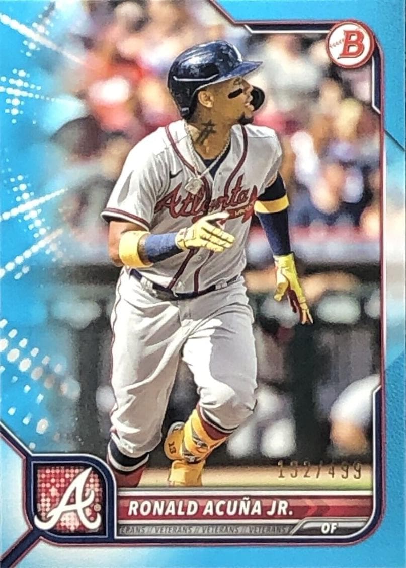 Ronald Acuña Jr. 2022 bowman Bowman