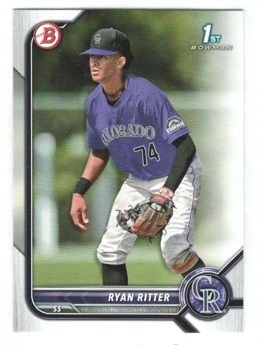 Ryan Ritter 2022 bowman Bowman Draft