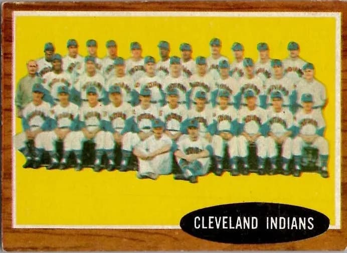 Cleveland Indians 1962 topps Topps