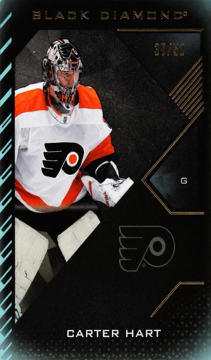 Carter Hart 2021 upper-deck Upper Deck Black Diamond