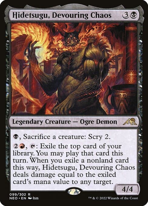 Hidetsugu, Devouring Chaos 2022 Magic: The Gathering