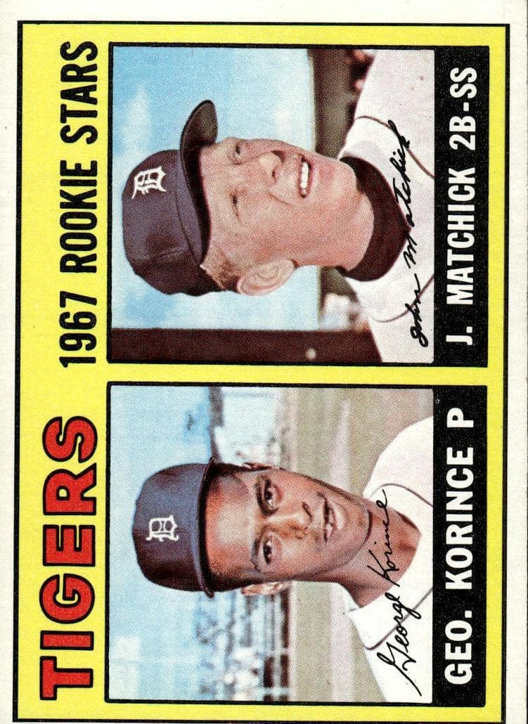 Tigers 1967 Rookie Stars (George Korince / Tom Matchick) #72