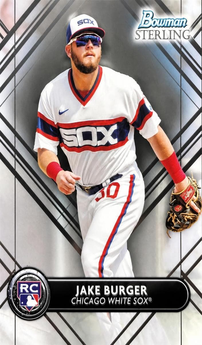 Jake Burger 2022 bowman Bowman Sterling