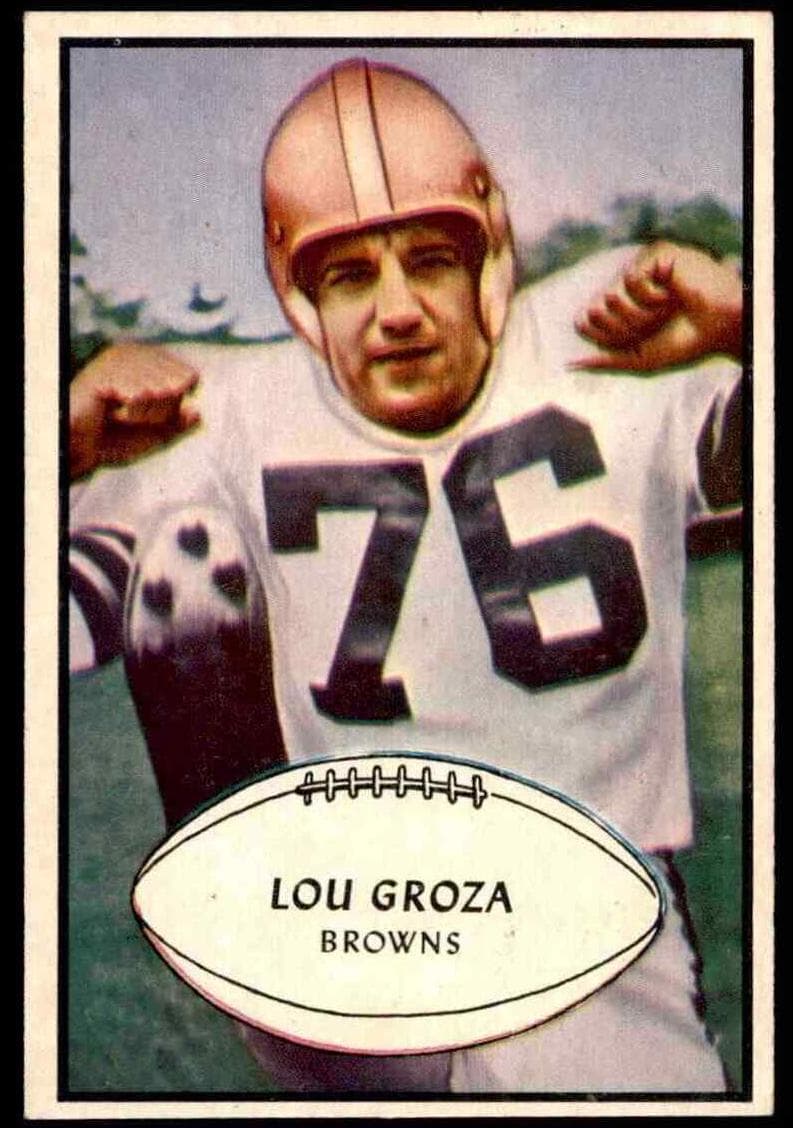 Lou Groza 1953 bowman