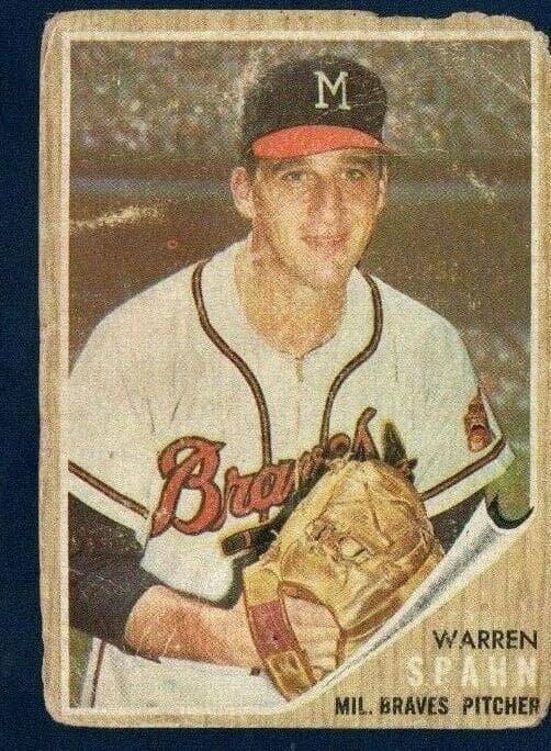 Warren Spahn 1962 topps