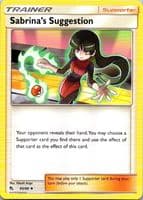 Sabrina's Suggestion trading card