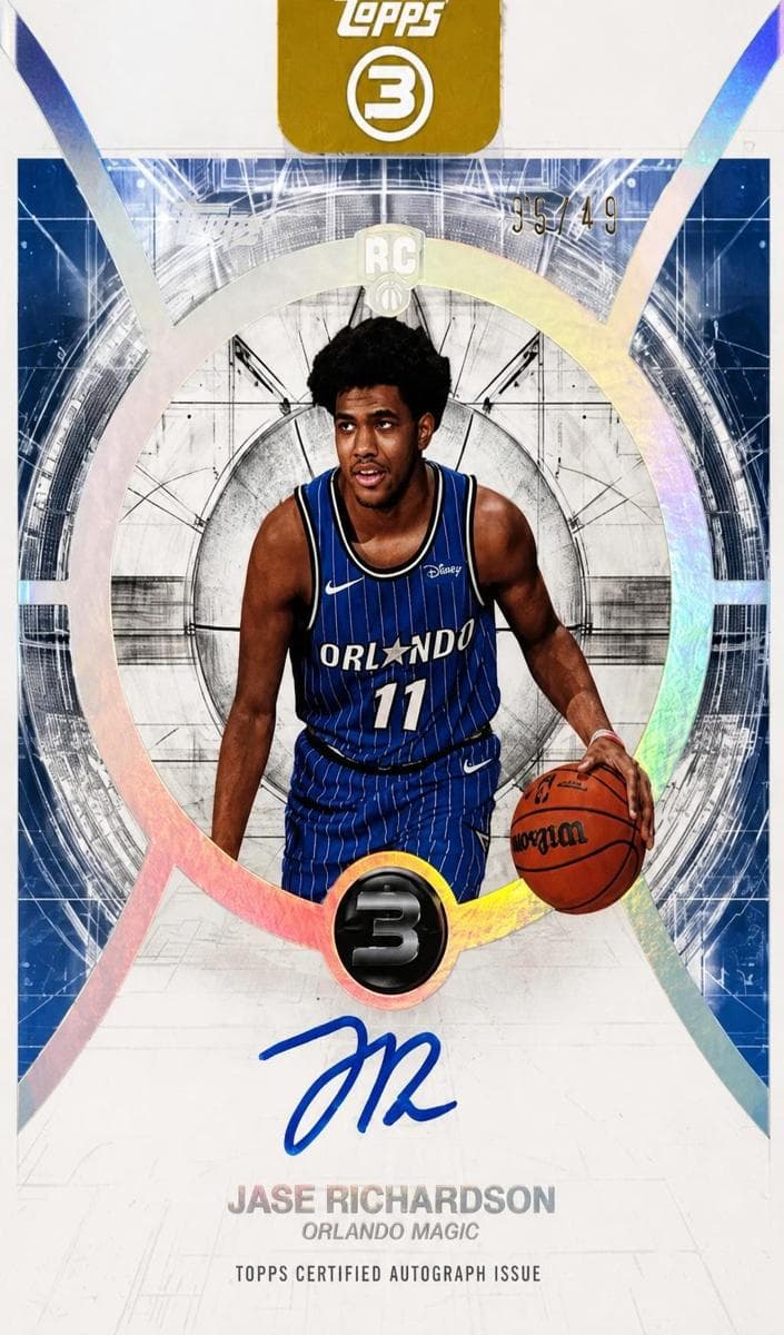 Jase Richardson 2025 topps Topps 3