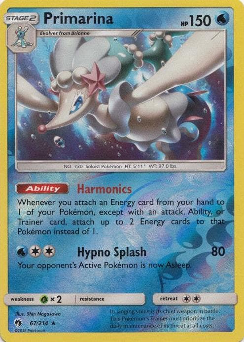 Primarina trading card