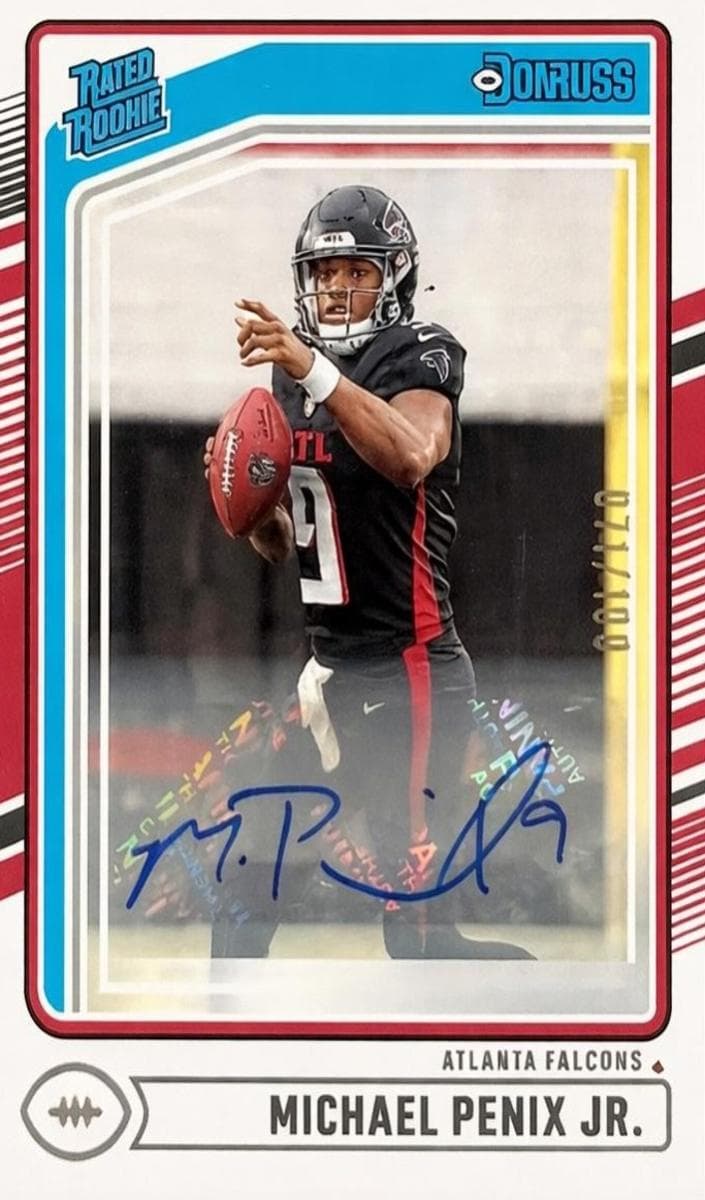 Michael Penix Jr. 2024 panini Panini Donruss