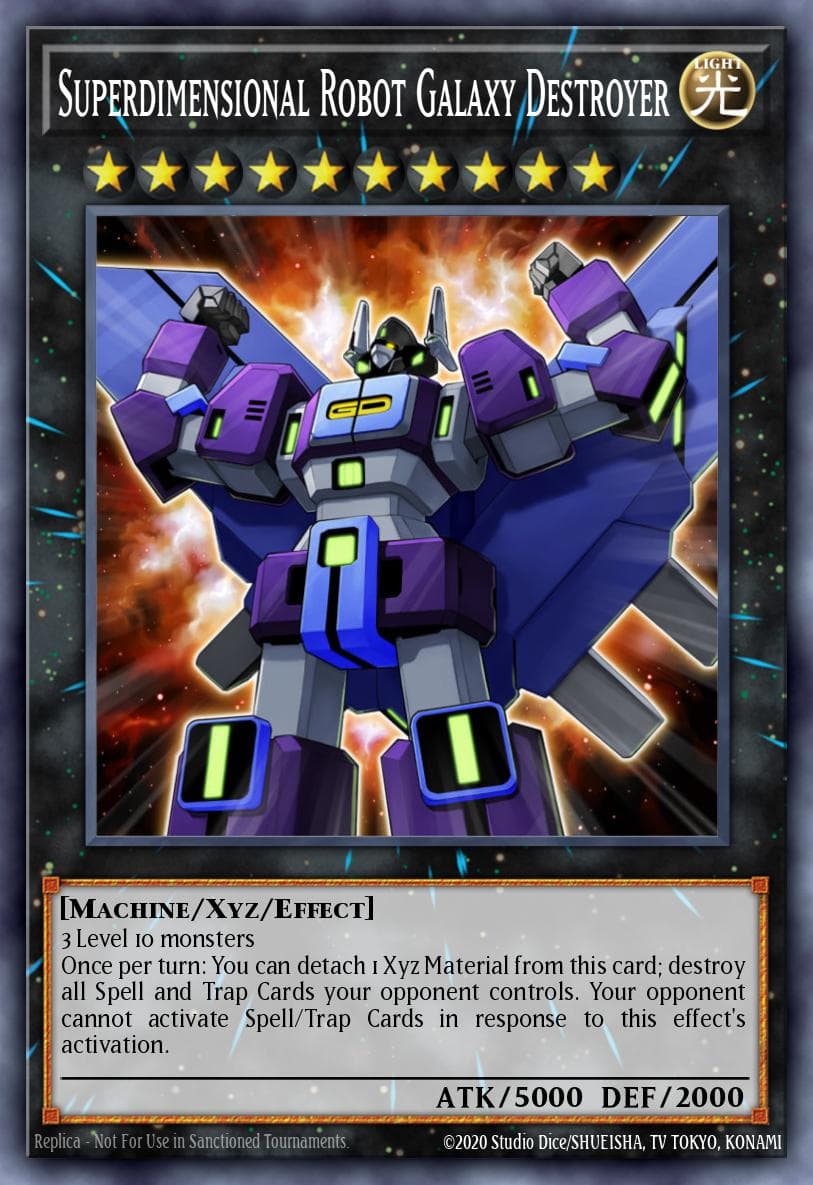Superdimensional Robot Galaxy Destroyer 2012 Yu-Gi-Oh! Return of the Duelist