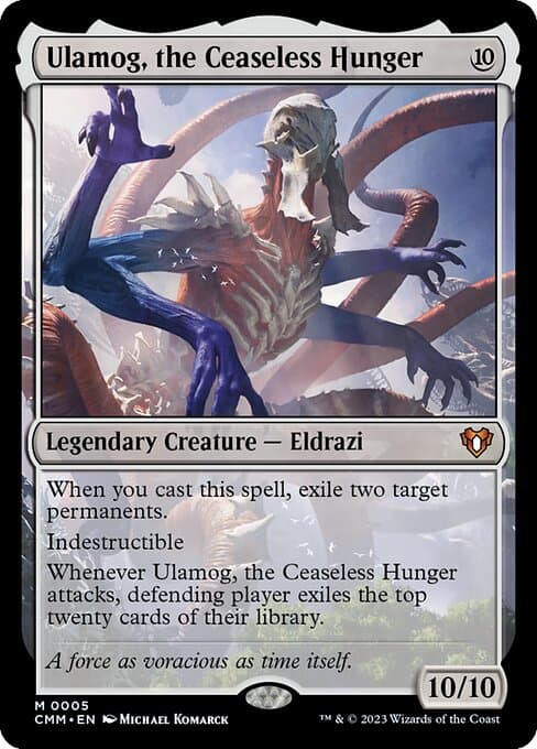 Ulamog, the Ceaseless Hunger 2023 Magic: The Gathering Commander Masters