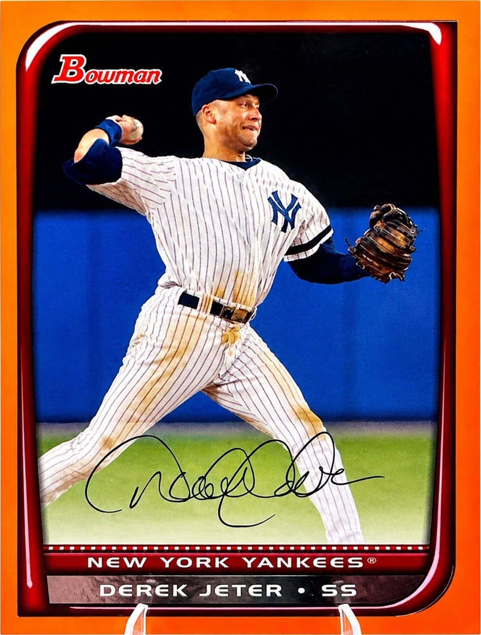 Baseball Derek Jeter 2012 Bowman 2012 Bowman orange