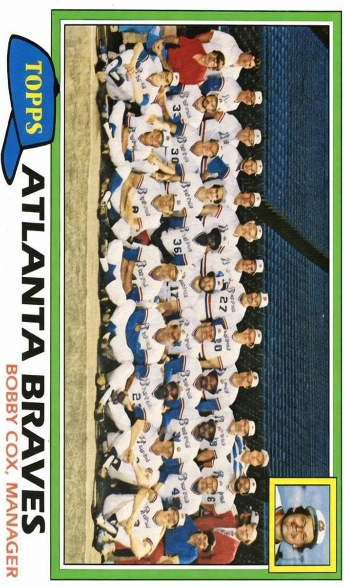 Atlanta Braves / Bobby Cox 1981 topps Topps