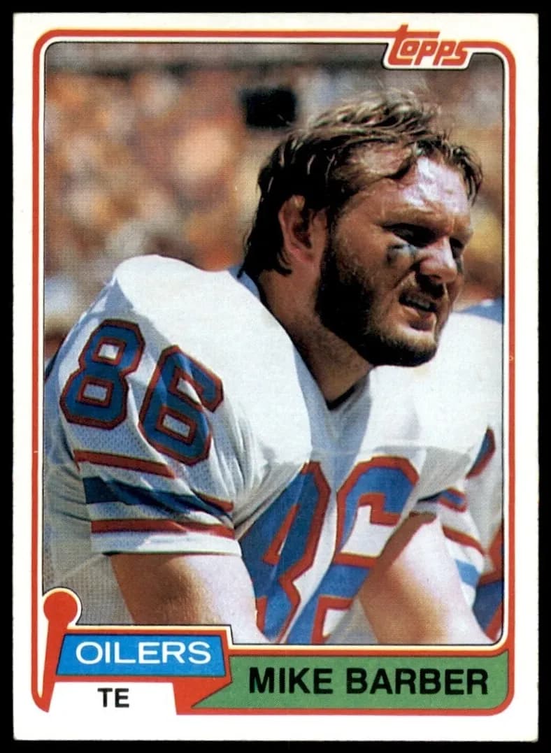 Mike Barber 1981 topps Topps