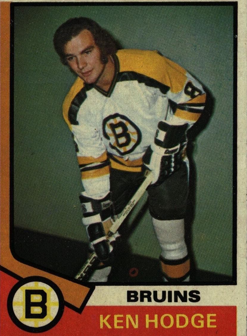 Ken Hodge 1974 topps Topps