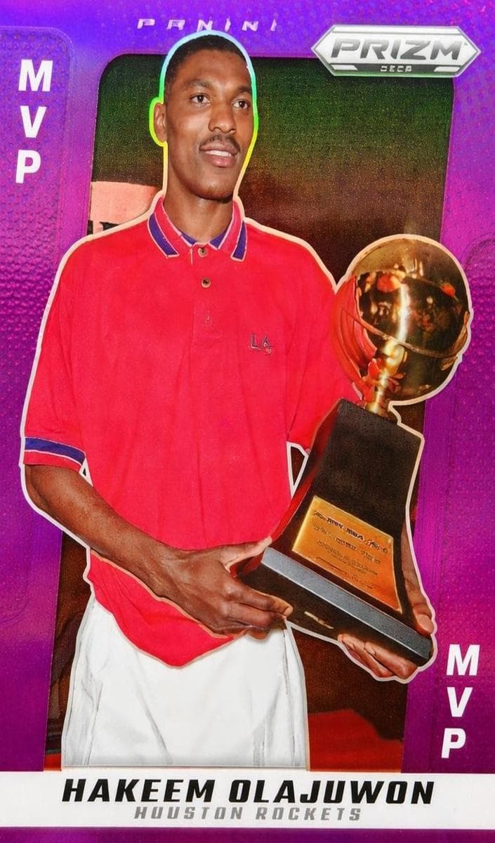 Hakeem Olajuwon 2024 panini Panini Prizm Deca