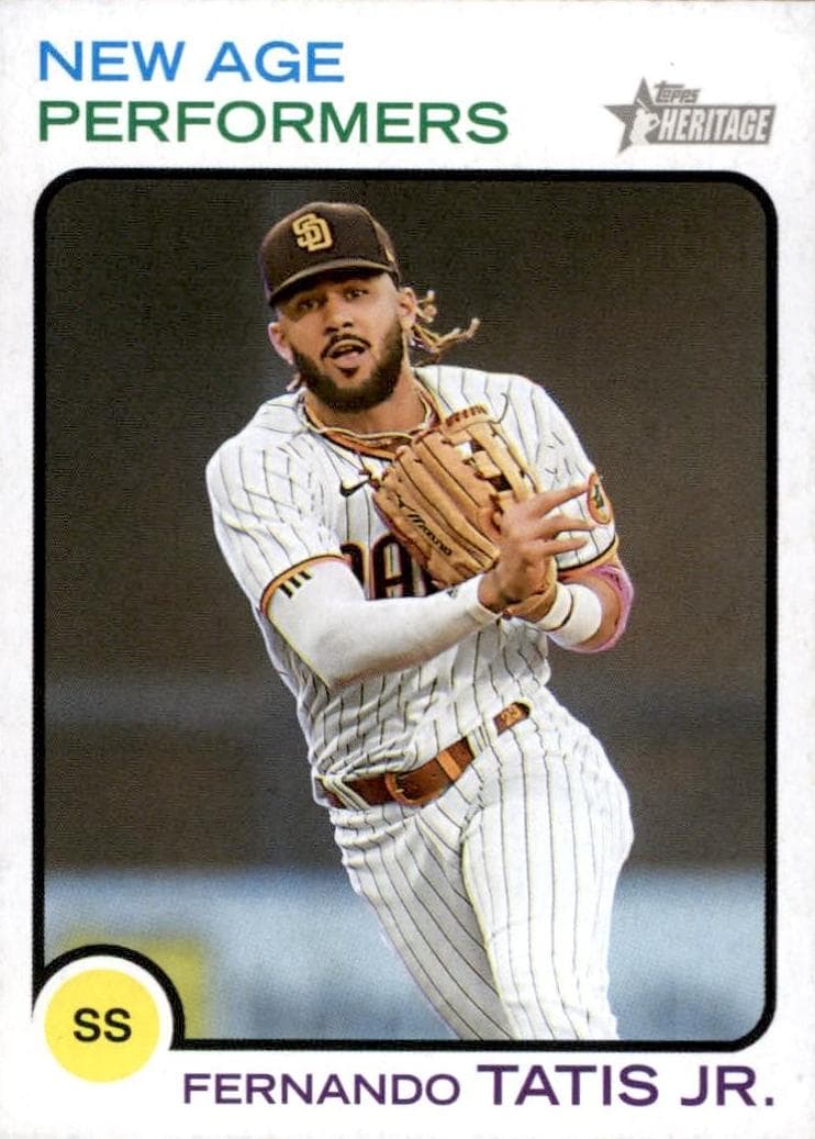 Fernando Tatis Jr. 2022 topps Topps Heritage
