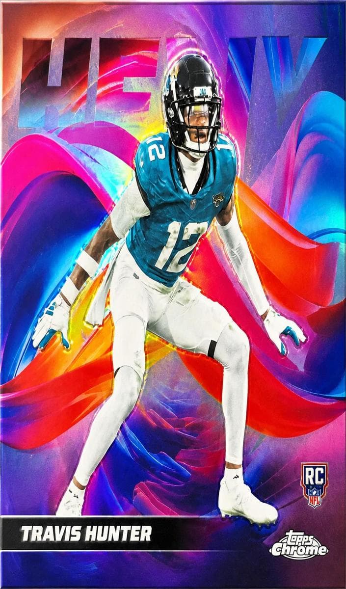Travis Hunter 2025 topps Topps Chrome