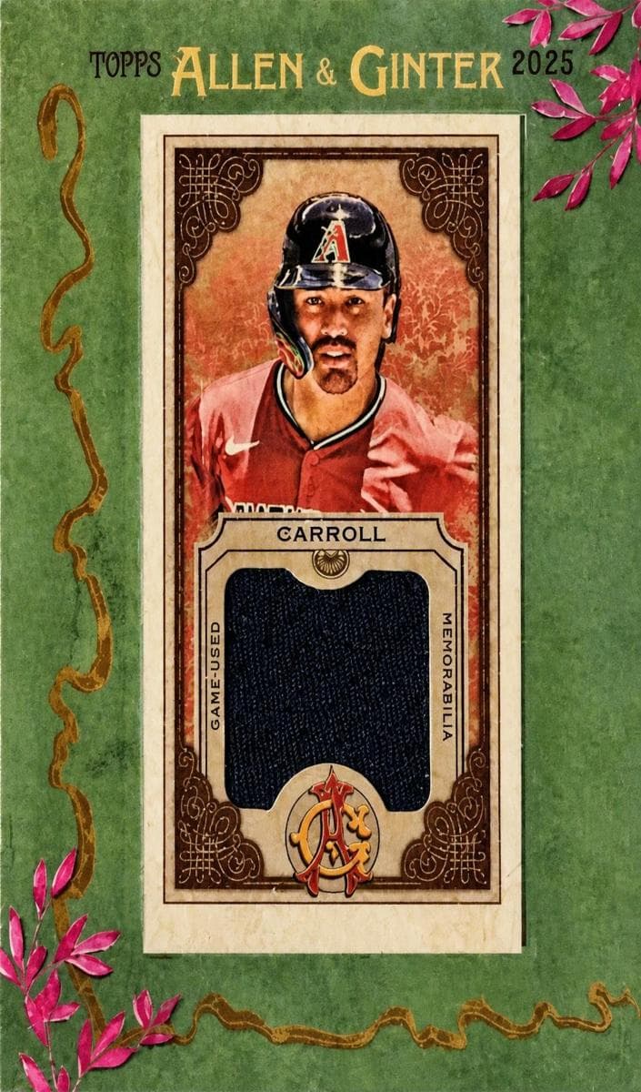 Corbin Carroll 2025 topps Allen & Ginter